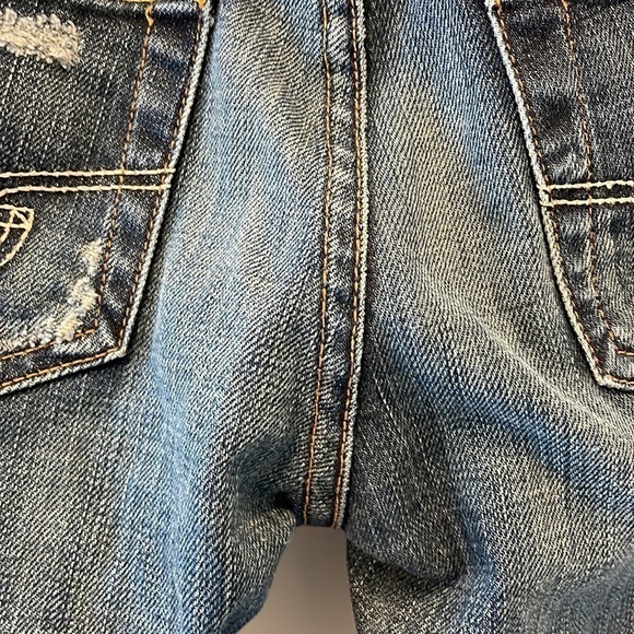 Sz24 Adriano Goldschmied AG Tomboy boyfriend fit Distressed Medium Wash in VGUC - Picture 16 of 16